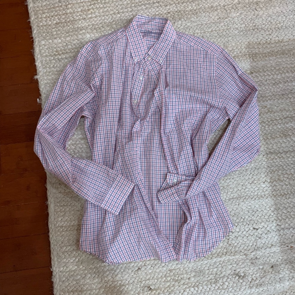 J Crew Checked Button Down